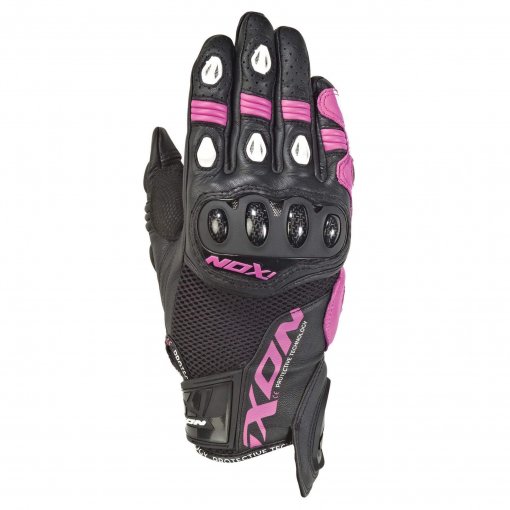 rs-recall-lady-noir-fuschia-ixon-moto-femme-DOS