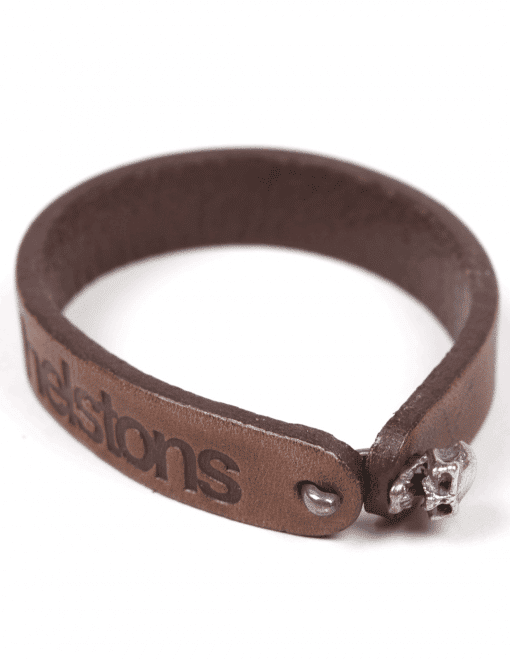 helstons-bracelet-skull-marron