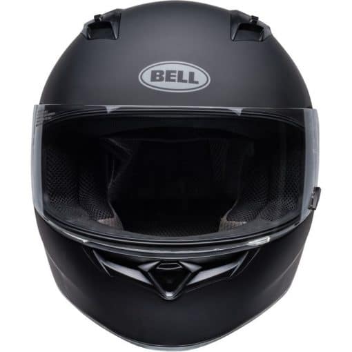 casque-bell-qualifier-ascent-matte-black-grey-face